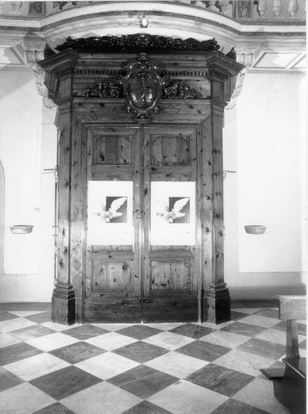 bussola d'ingresso - bottega toscana (fine sec. XIX)