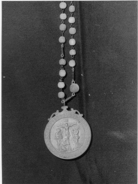 corona del rosario, elemento d'insieme - ambito pisano (seconda metà sec. XIX)