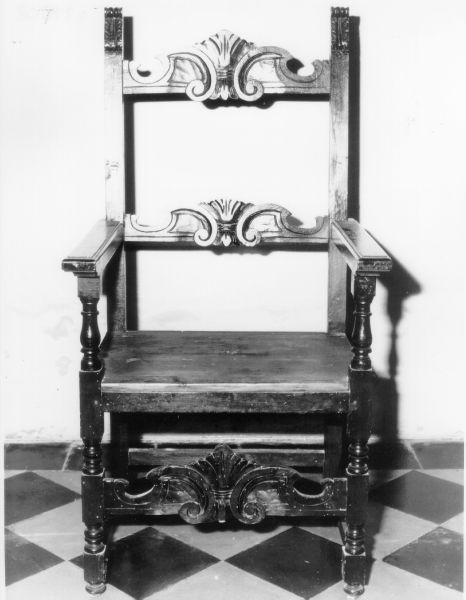 seggiolone, opera isolata - ambito pisano (seconda metà sec. XIX)