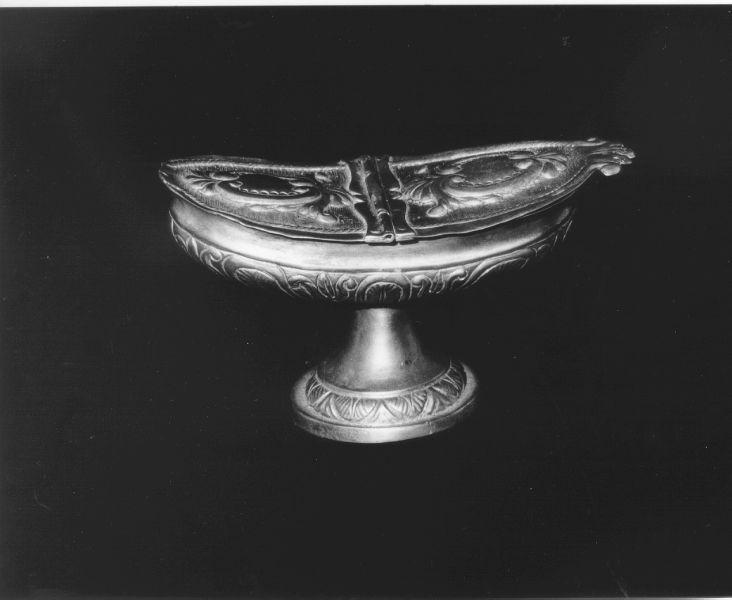 navicella portaincenso - a galeone, opera isolata - bottega italiana (seconda metà sec. XVIII)