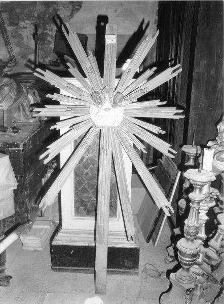 raggiera, frammento - bottega toscana (sec. XIX)