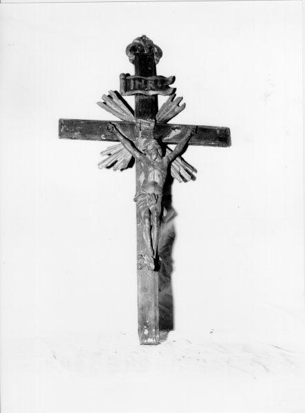 croce, opera isolata - bottega toscana (fine/inizio secc. XVIII/ XIX)