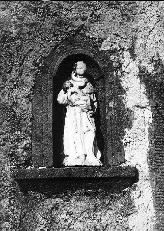 Sant'Antonio da Padova con il bambino (statuetta) - ambito apuano (secc. XVIII/ XIX)