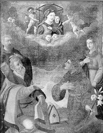 Madonna con Bambino e Santi (dipinto) - ambito italiano (sec. XVIII)