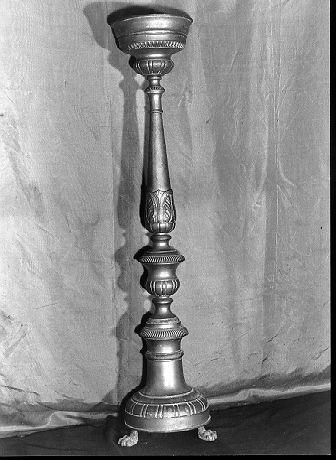 candelabro, serie - bottega italiana (fine/inizio secc. XIX/ XX)