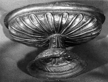 navicella portaincenso - bottega toscana (sec. XIX)