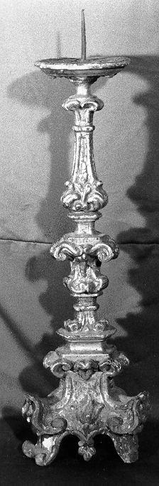 candelabro, serie - bottega toscana (fine/inizio secc. XVII/ XVIII)