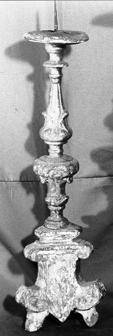 candelabro, serie - bottega toscana (fine/inizio secc. XVII/ XVIII)