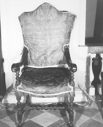 poltrona - bottega toscana (sec. XVII)
