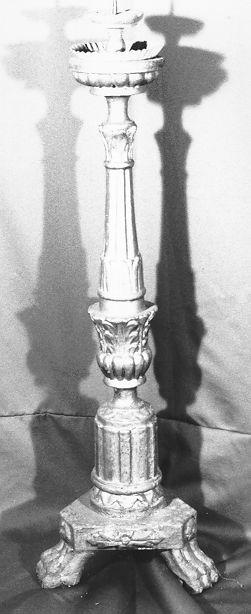 candelabro, serie - bottega toscana (primo quarto sec. XIX)