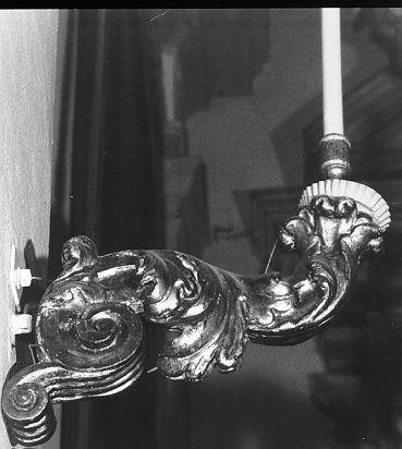 candeliere da parete, serie - bottega toscana (sec. XVII)