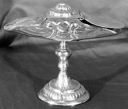 navicella portaincenso - bottega italiana (sec. XVIII)