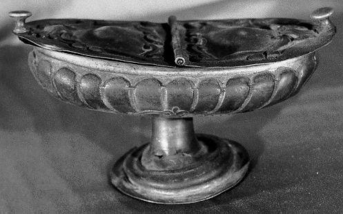 navicella portaincenso - bottega toscana (sec. XVIII)