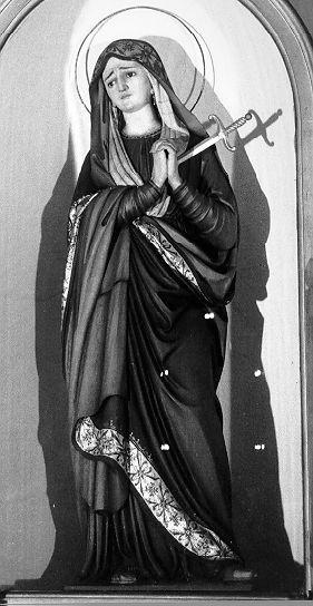 MADONNA ADDOLORATA (statua) - bottega italiana (inizio sec. XX)