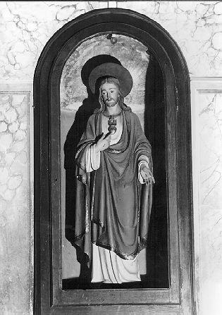 Sacro Cuore di Gesù (statua) - bottega italiana (secc. XVIII/ XIX)