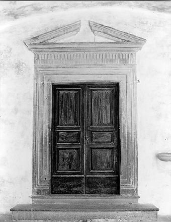 portale - bottega italiana (sec. XVII)