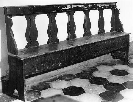 panca - bottega italiana (secc. XIX/ XX)