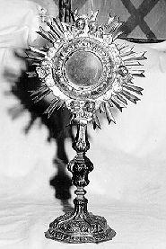 ostensorio - bottega italiana (sec. XVIII)