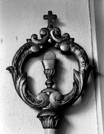 mazza processionale - bottega toscana (sec. XIX)