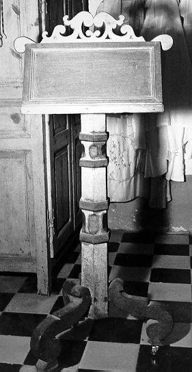 leggio - bottega italiana (sec. XIX)