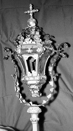 lanterna processionale, serie - bottega italiana (sec. XIX)