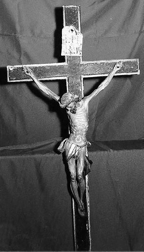 crocifisso - bottega italiana (sec. XVIII)