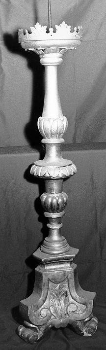 candelabro, serie - bottega italiana (sec. XIX)