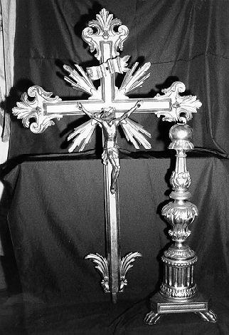 croce d'altare - bottega italiana (primo quarto sec. XIX)