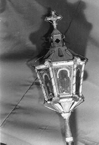 lanterna processionale, serie - bottega italiana (sec. XIX)