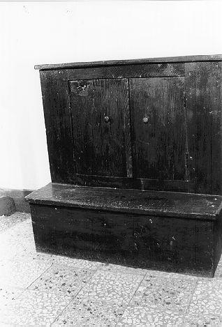 inginocchiatoio - bottega italiana (sec. XVII)