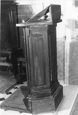 leggio - bottega italiana (seconda metà sec. XIX)