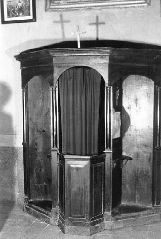 confessionale, serie - bottega italiana (sec. XIX)