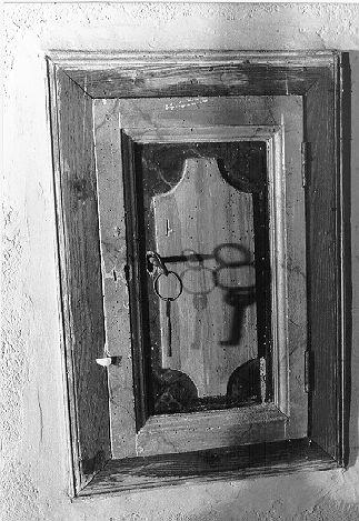 tabernacolo murale - bottega italiana (sec. XIX)