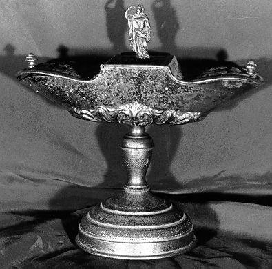 navicella portaincenso - bottega italiana (fine sec. XIX)