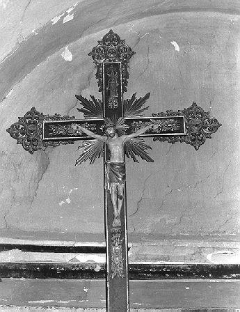 crocifisso - bottega italiana (sec. XIX)