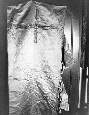 velo omerale - manifattura italiana (sec. XIX)