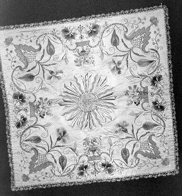 velo di calice - manifattura toscana (sec. XVIII)