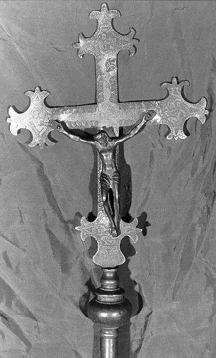 croce processionale - bottega toscana (sec. XVII)