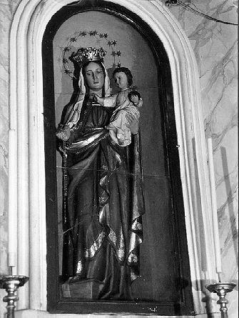 MADONNA CON BAMBINO (statua) - bottega italiana (secc. XIX/ XX)