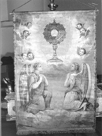 stendardo processionale - bottega toscana (fine/inizio secc. XIX/ XX)