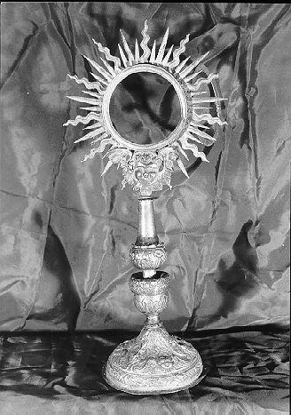 ostensorio - bottega italiana (sec. XVIII)