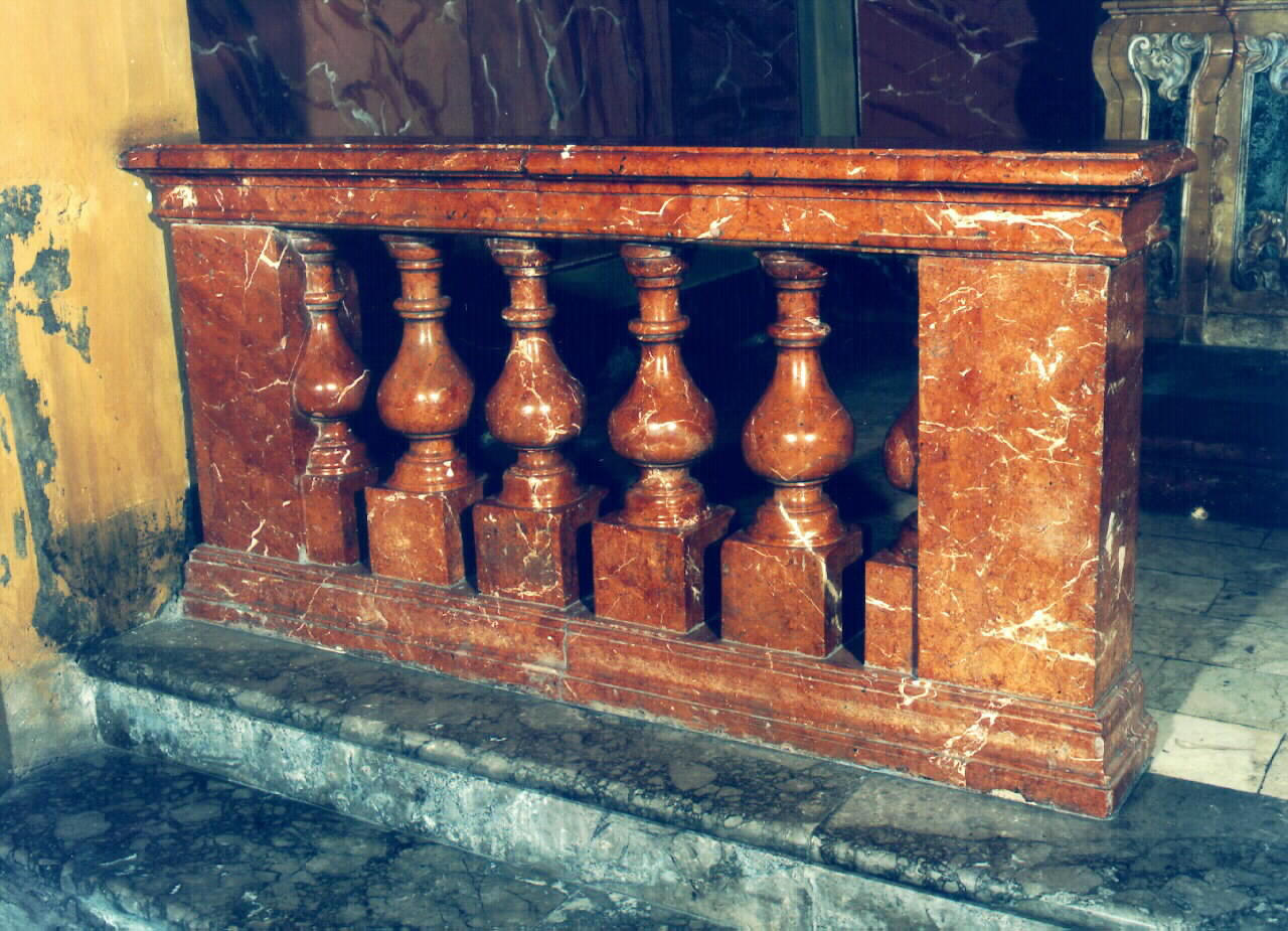 balaustrata - ambito siciliano (Prima metà sec. XIX)