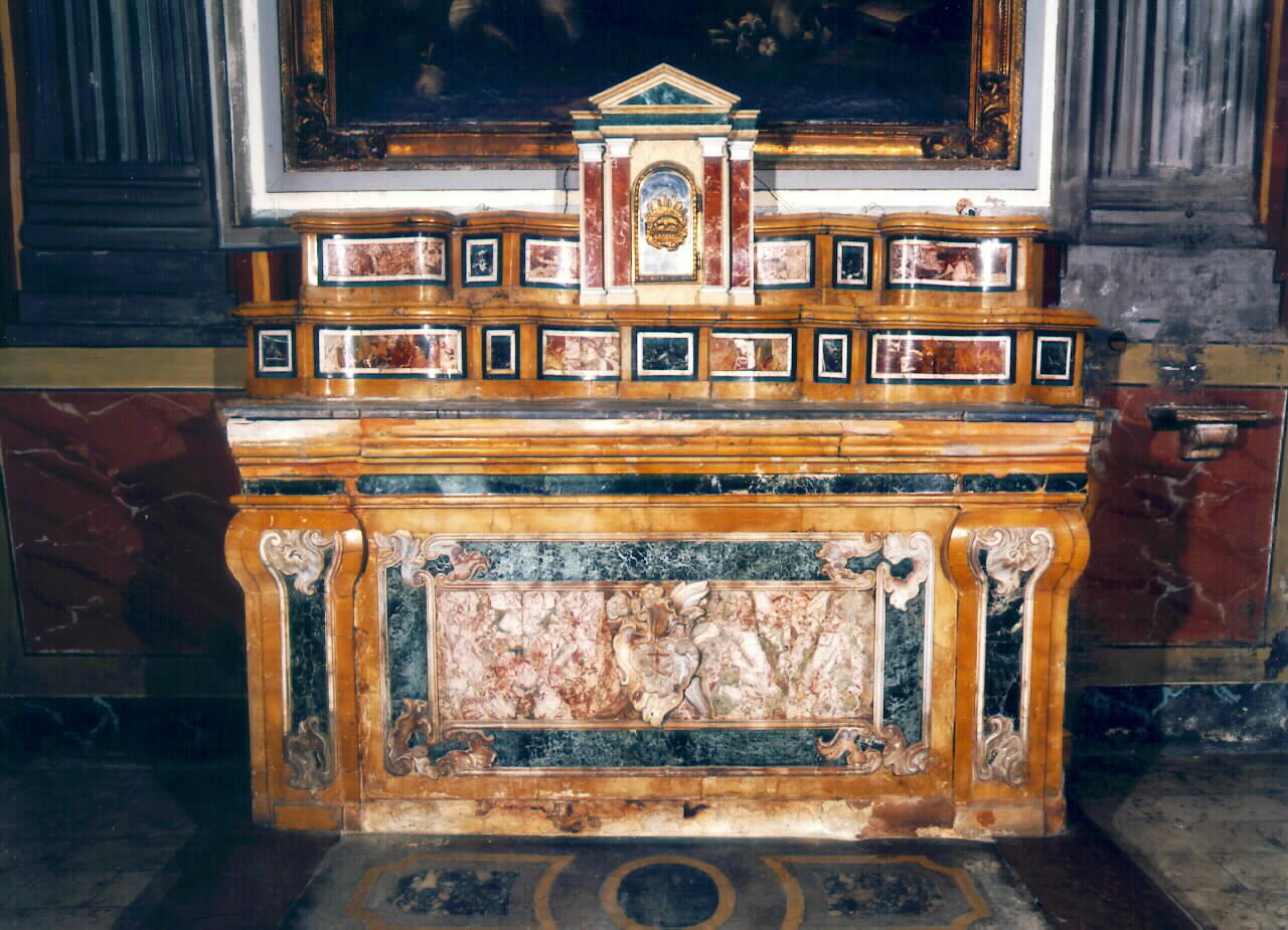 altare - ambito siciliano (Prima metà sec. XVIII)