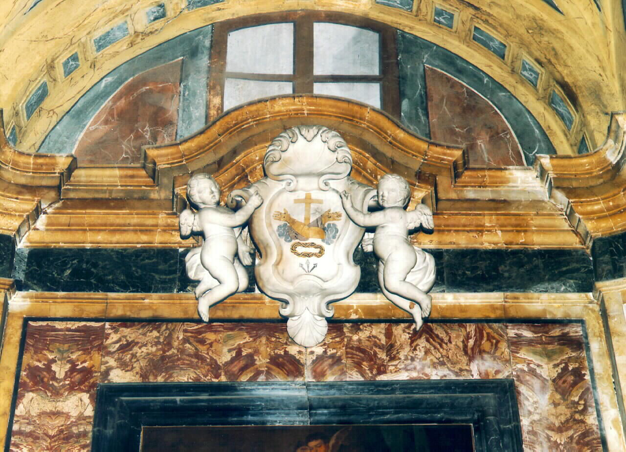 angeli reggistemma (rilievo) - ambito siciliano (Prima metà sec. XVIII)