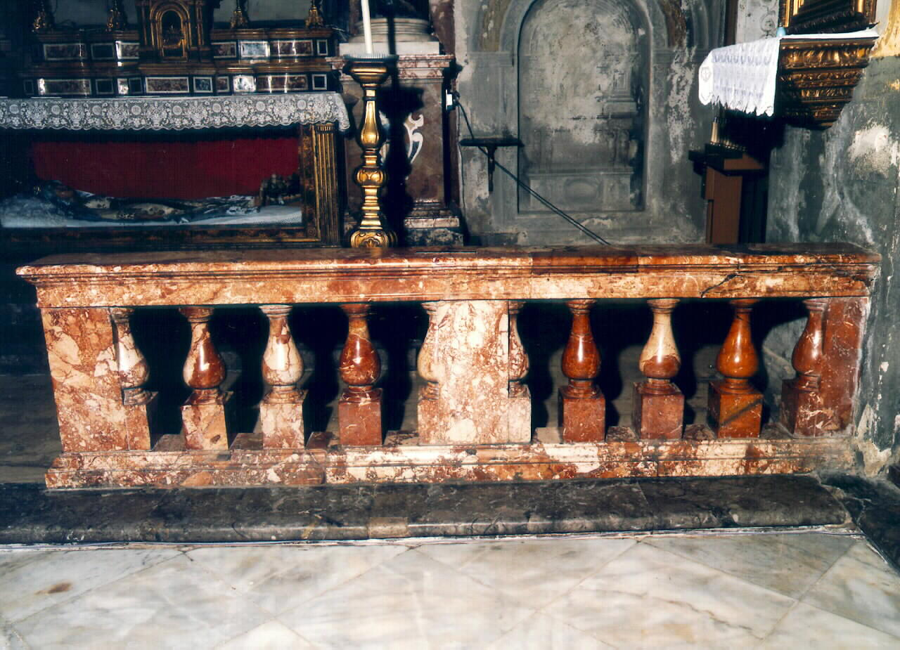 balaustrata - ambito siciliano (Prima metà sec. XVIII)