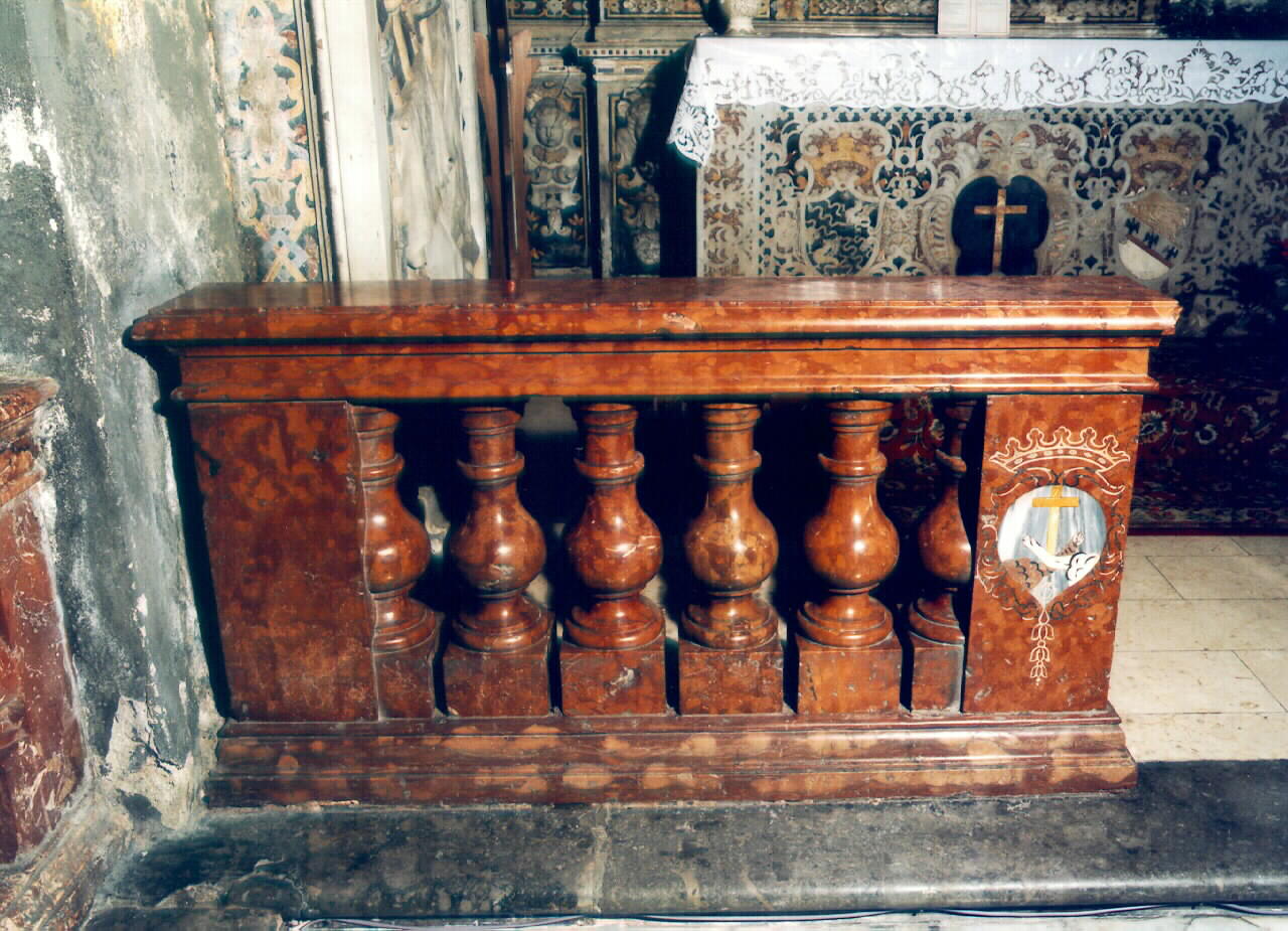 balaustrata - ambito siciliano (Prima metà sec. XVIII)