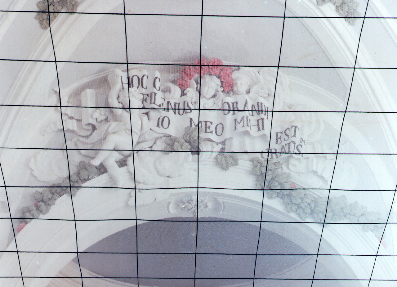 angioletto reggicartiglio (rilievo) - ambito siciliano (Prima metà sec. XVIII)