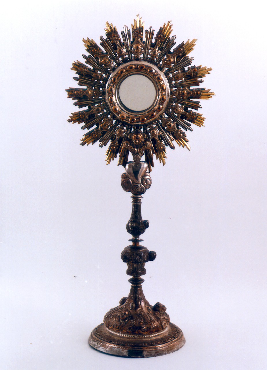 OSTENSORIO - A RAGGIERA - bottega italiana (sec. XVIII, sec. XVII)