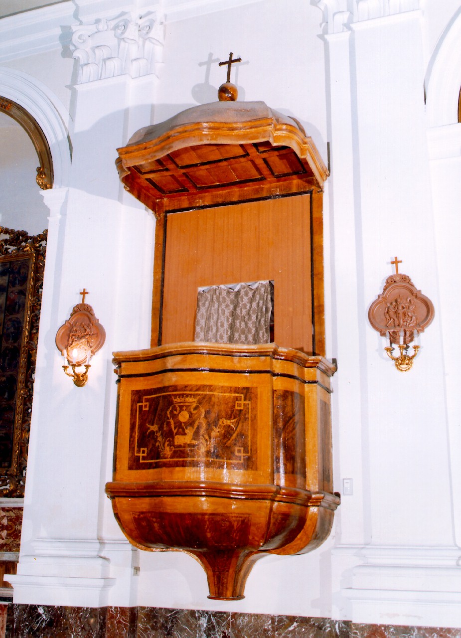 pulpito - produzione siciliana (Seconda metà sec. XIX)