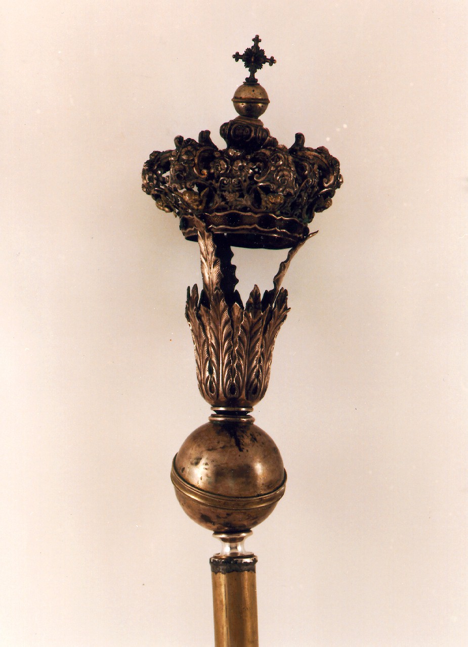 mazza da cerimonia - bottega siciliana (Prima metà sec. XIX)